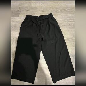 Lululemon Belted Wide-Leg Cropped Pants Sz 6